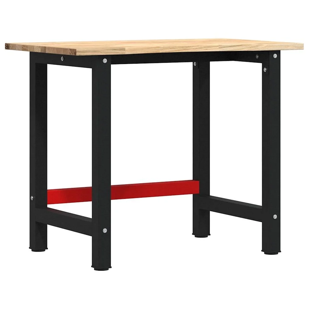 vidaXL Arbeidsbenk 100x60x81,5 cm heltre eik v:6825650