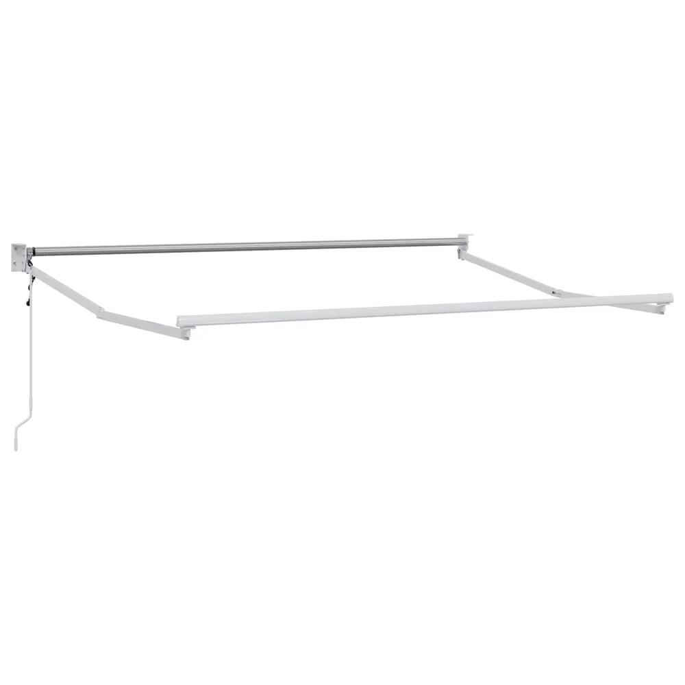 vidaXL Electric Awning Frame 3 x 2 m Hvit Pulverlakkert aluminium v:4140942 vidaXL Electric Awning Frame 3 x 2 m Hvit Pulverlakkert aluminium v:4140942