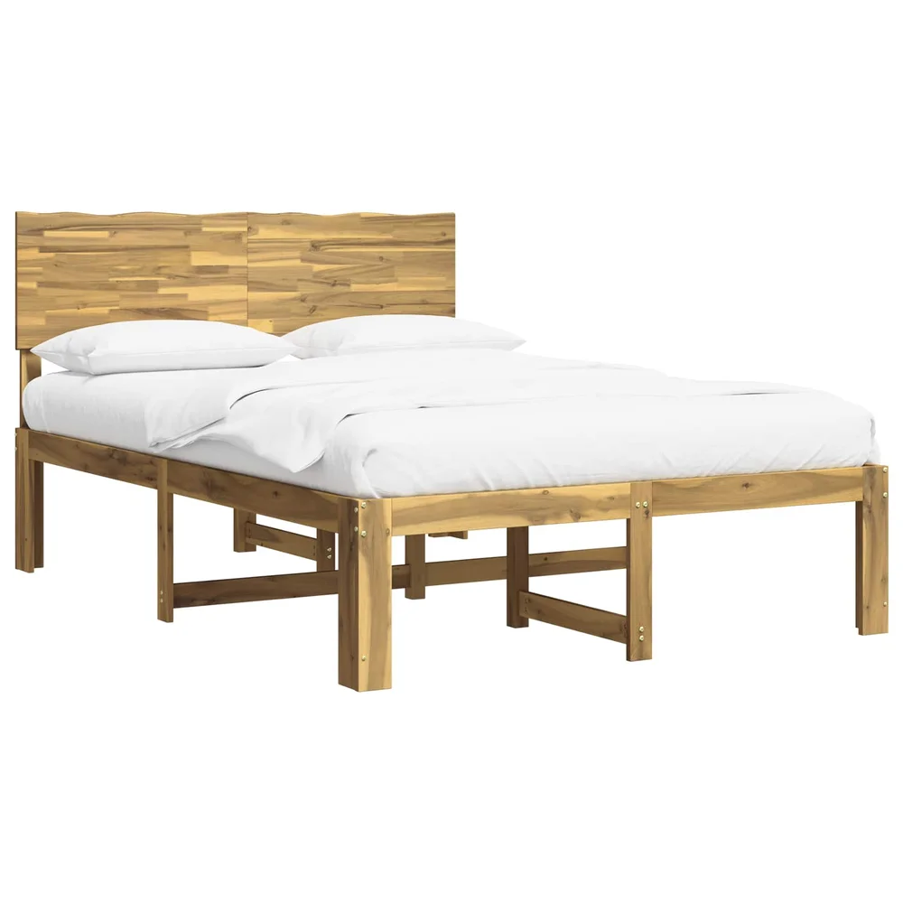 vidaXL Dobbel Sengramme med Hodegjerde ROSTOCK Hvit 120 x 190 cm v:9447334 vidaXL Dobbel Sengramme med Hodegjerde ROSTOCK Hvit 120 x 190 cm v:9447334