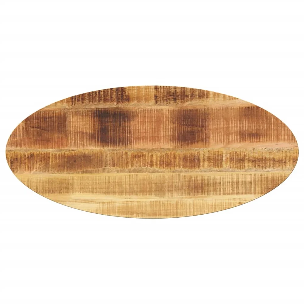 vidaXL Bordplate 100x40x2,5 cm oval heltre mango v:1335479
