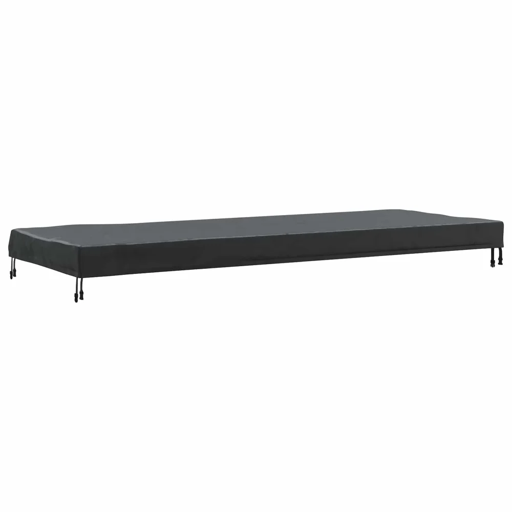 vidaXL Bordduk 102 x 262 x 15 cm stoff Rektangulær Vanntett Svart v:1420695 vidaXL Bordduk 102 x 262 x 15 cm stoff Rektangulær Vanntett Svart v:1420695