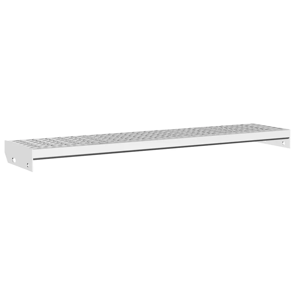 vidaXL Gittertrinn 100x24x7 cm galvanisert stål v:376612 vidaXL Gittertrinn 100x24x7 cm galvanisert stål v:376612