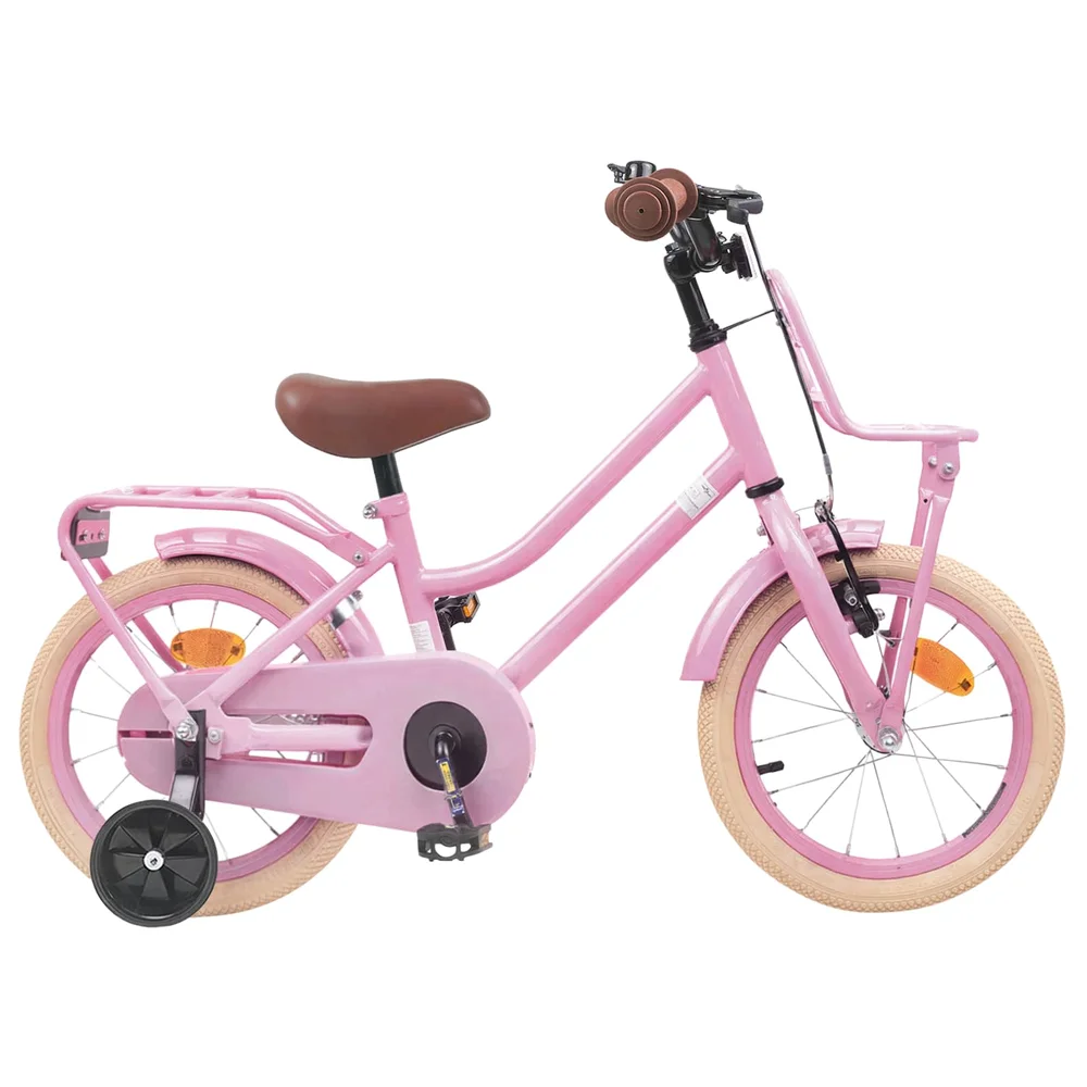 vidaXL Barnesykkel 12 Tommer for 2-4 år gammel Lys rosa v:6431355 vidaXL Barnesykkel 12 Tommer for 2-4 år gammel Lys rosa v:6431355