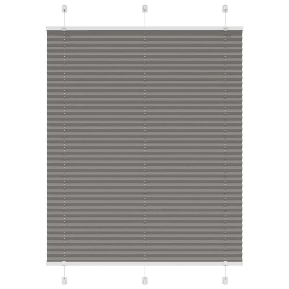 vidaXL plisségardin antrasitt 110x100cm Stoff Bredde 109,4cm Polyester v:1960764 vidaXL plisségardin antrasitt 110x100cm Stoff Bredde 109,4cm Polyester v:1960764