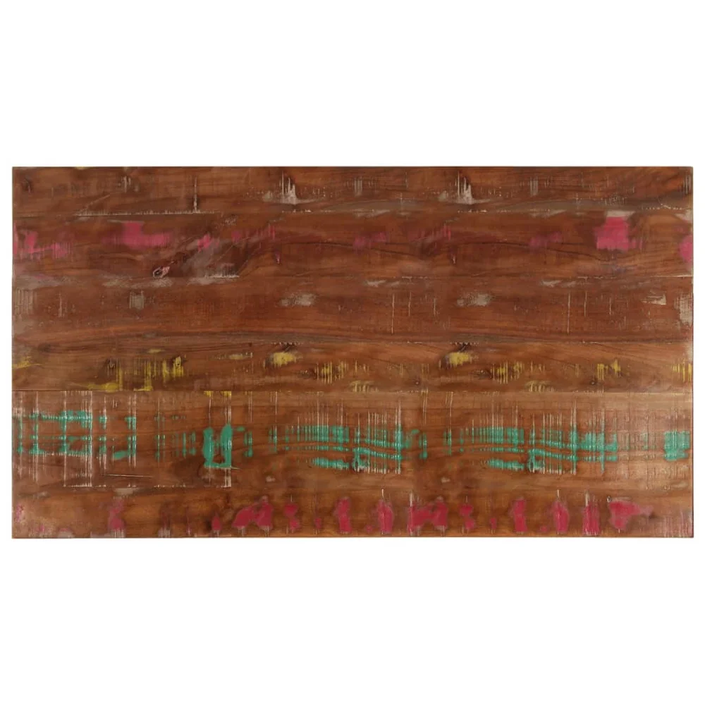 vidaXL Bordplate 100x70x2,5 cm rektangulær gjenvunnet heltre v:8272131