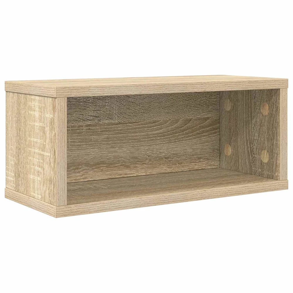 vidaXL CD-oppbevaringsstativ Sonoma eik 40 x 17 x 17 cm Konstruert tre v:3019664 vidaXL CD-oppbevaringsstativ Sonoma eik 40 x 17 x 17 cm Konstruert tre v:3019664