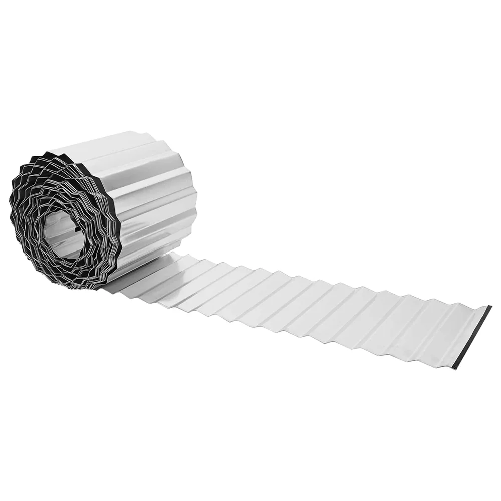 vidaxl Gjerdekant 10 m x 10 cm Galvanisert stål Sølv v:7359705 vidaxl Gjerdekant 10 m x 10 cm Galvanisert stål Sølv v:7359705