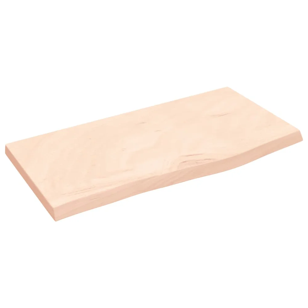 vidaXL Benkeplate til bad 60x30x(2-4) cm ubehandlet heltre v:2903415 vidaXL Benkeplate til bad 60x30x(2-4) cm ubehandlet heltre v:2903415