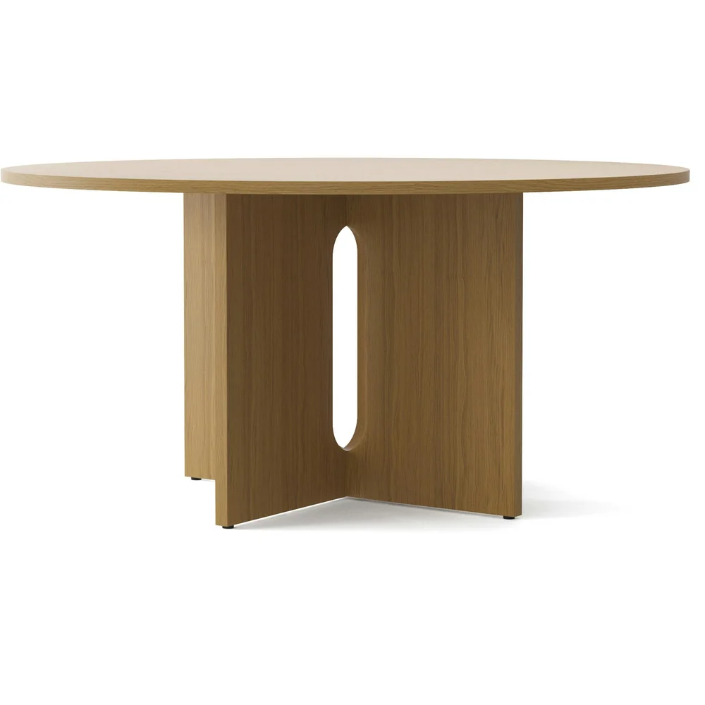 Androgyne Spisebord Ø150, Natur Eik v:817482
