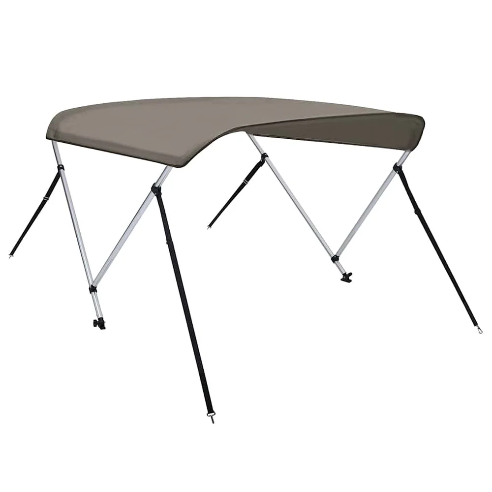 vidaXL Båtkalesje 2-buet grå 150x120x110 cm v:1304521 vidaXL Båtkalesje 2-buet grå 150x120x110 cm v:1304521