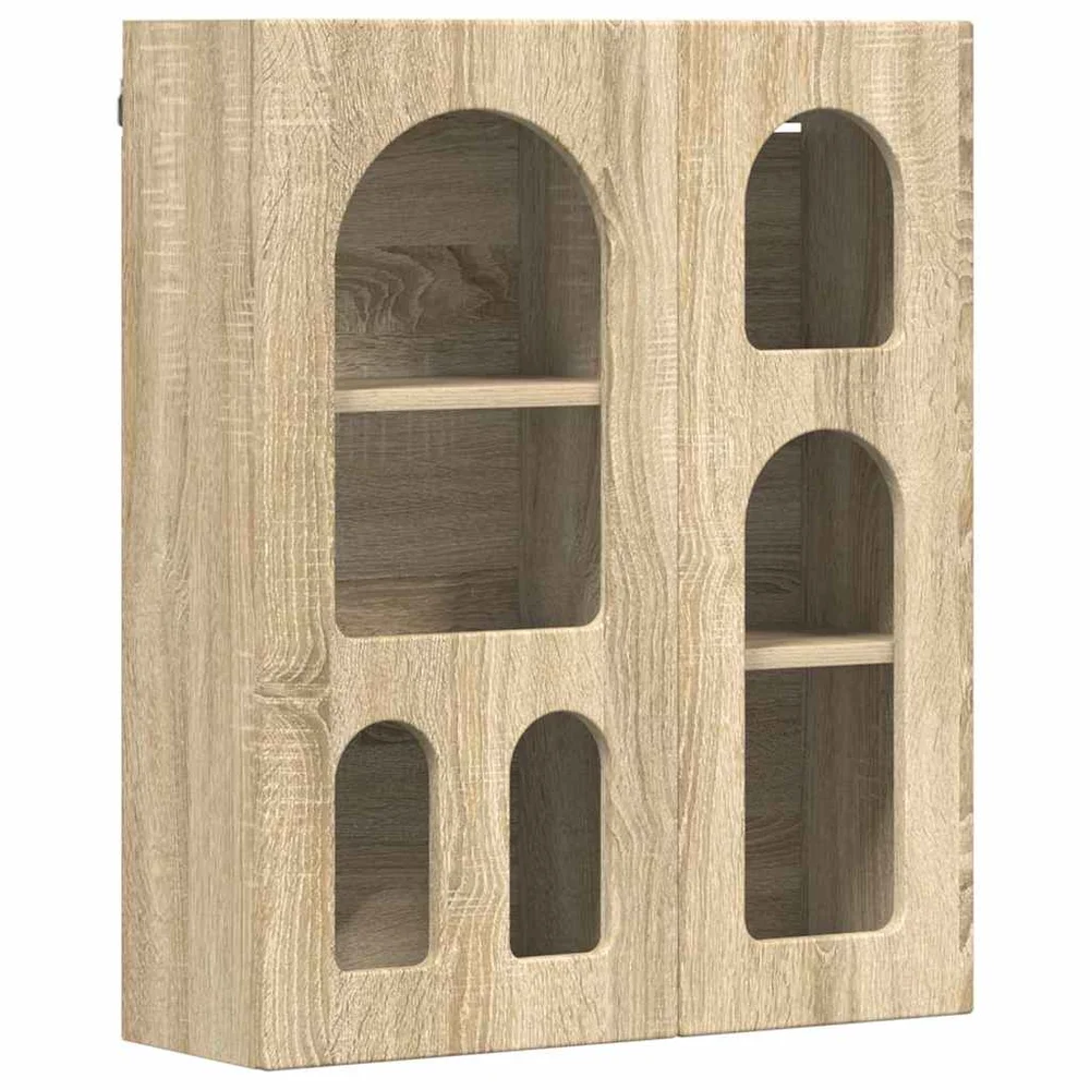vidaXL Hengende skap ELST Sonoma eik 59 x 20 x 71,5 cm Konstruert tre v:6833957 vidaXL Hengende skap ELST Sonoma eik 59 x 20 x 71,5 cm Konstruert tre v:6833957