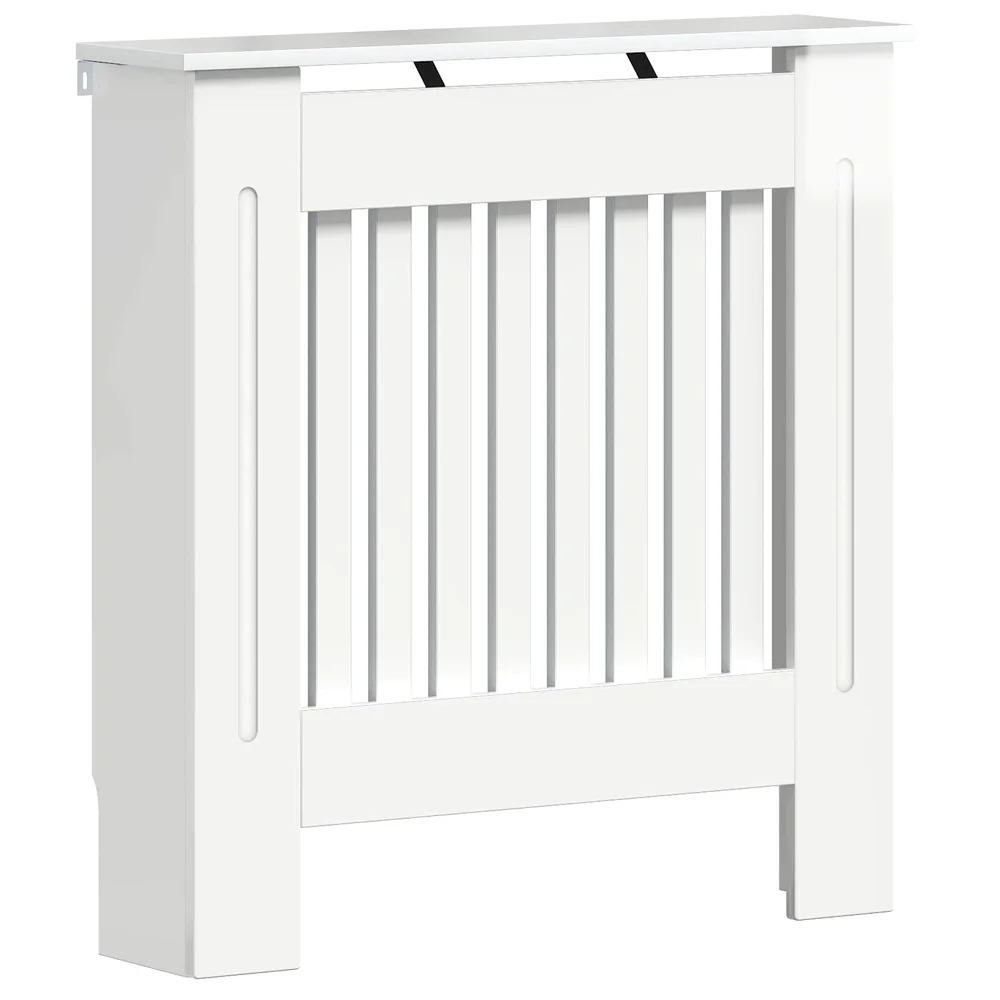 vidaXL Radiator Deksel Høgglans hvit 112 x 19 x 81,5 cm Konstruert tre v:8554661 vidaXL Radiator Deksel Høgglans hvit 112 x 19 x 81,5 cm Konstruert tre v:8554661