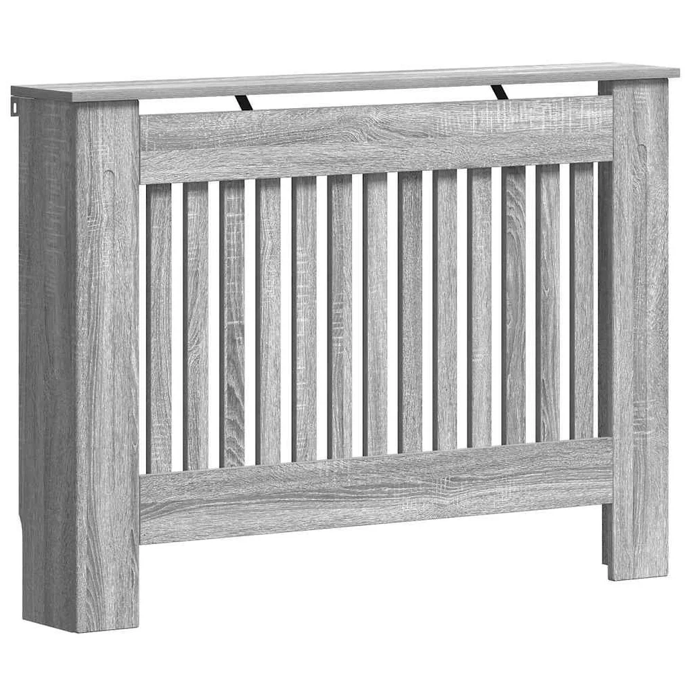 vidaXL Radiator Deksel Grå Sonoma 112 x 19 x 81,5 cm Konstruert tre v:7106025 vidaXL Radiator Deksel Grå Sonoma 112 x 19 x 81,5 cm Konstruert tre v:7106025