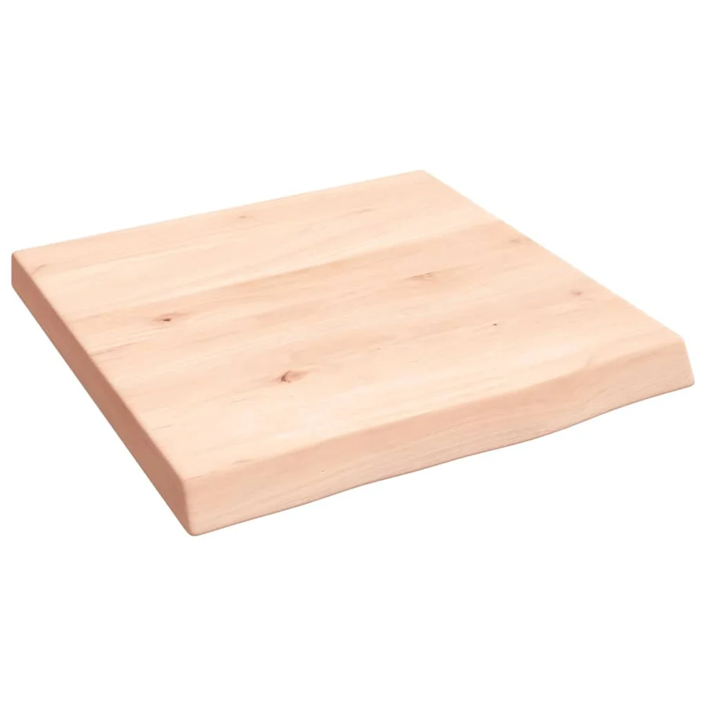 vidaXL Benkeplate til bad 40x40x(2-4) cm ubehandlet heltre v:9548566 vidaXL Benkeplate til bad 40x40x(2-4) cm ubehandlet heltre v:9548566
