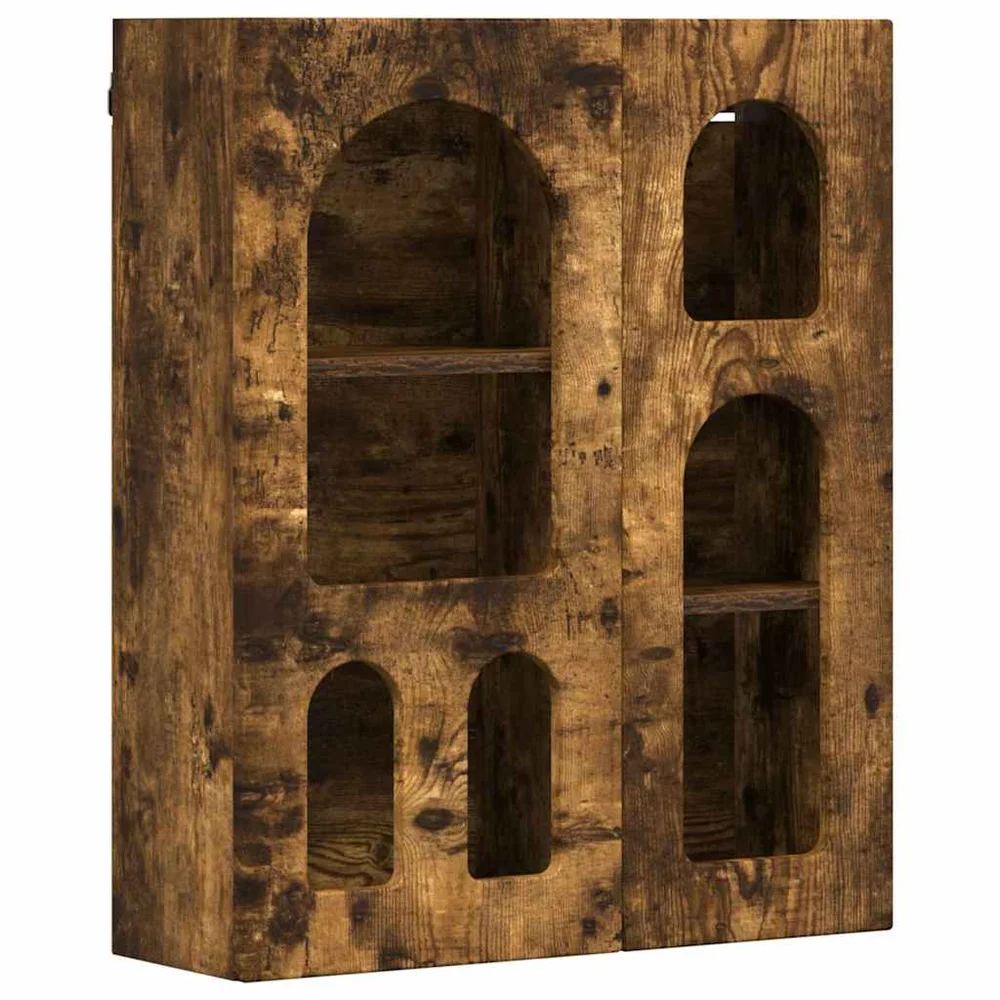vidaXL Hengende skap ELST Røkt Eik 59 x 20 x 71,5 cm Konstruert tre v:8503110 vidaXL Hengende skap ELST Røkt Eik 59 x 20 x 71,5 cm Konstruert tre v:8503110