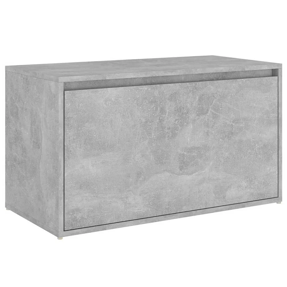 vidaXL Gangbenk 80x40x45 cm betonggrå konstruert tre v:3471477