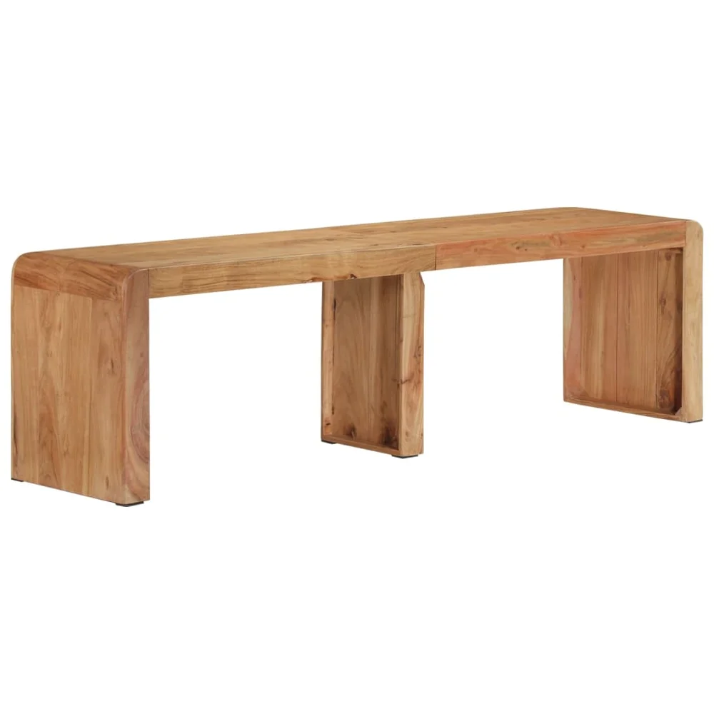 vidaXL Benk 160x38x45 cm heltre akasie v:4969837 vidaXL Benk 160x38x45 cm heltre akasie v:4969837