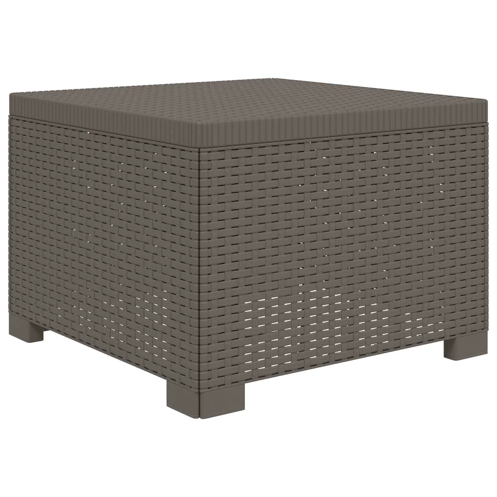 vidaXL 1-seters Hage Sofa Rattan Utseende PP Lysegrå v:4531873 vidaXL 1-seters Hage Sofa Rattan Utseende PP Lysegrå v:4531873