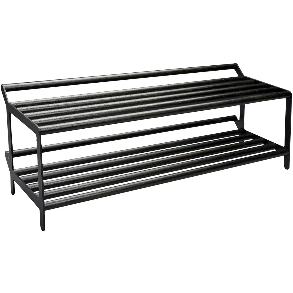 Tamburin Shoe Shelf 60cm, Black/ Black Stained Oak v:636105 Tamburin Shoe Shelf 60cm, Black/ Black Stained Oak v:636105