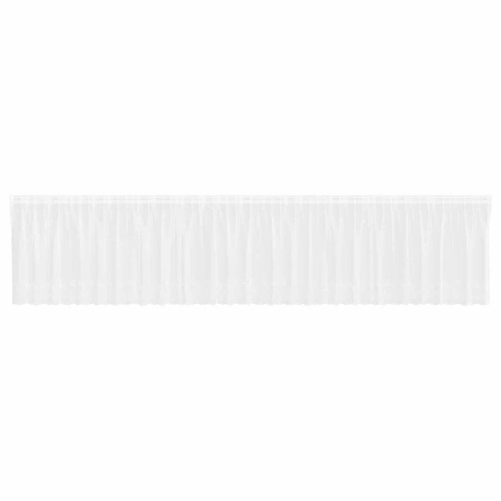 vidaXL Blondegardin Hvit 140 x 750 cm Polyester v:3828280 vidaXL Blondegardin Hvit 140 x 750 cm Polyester v:3828280