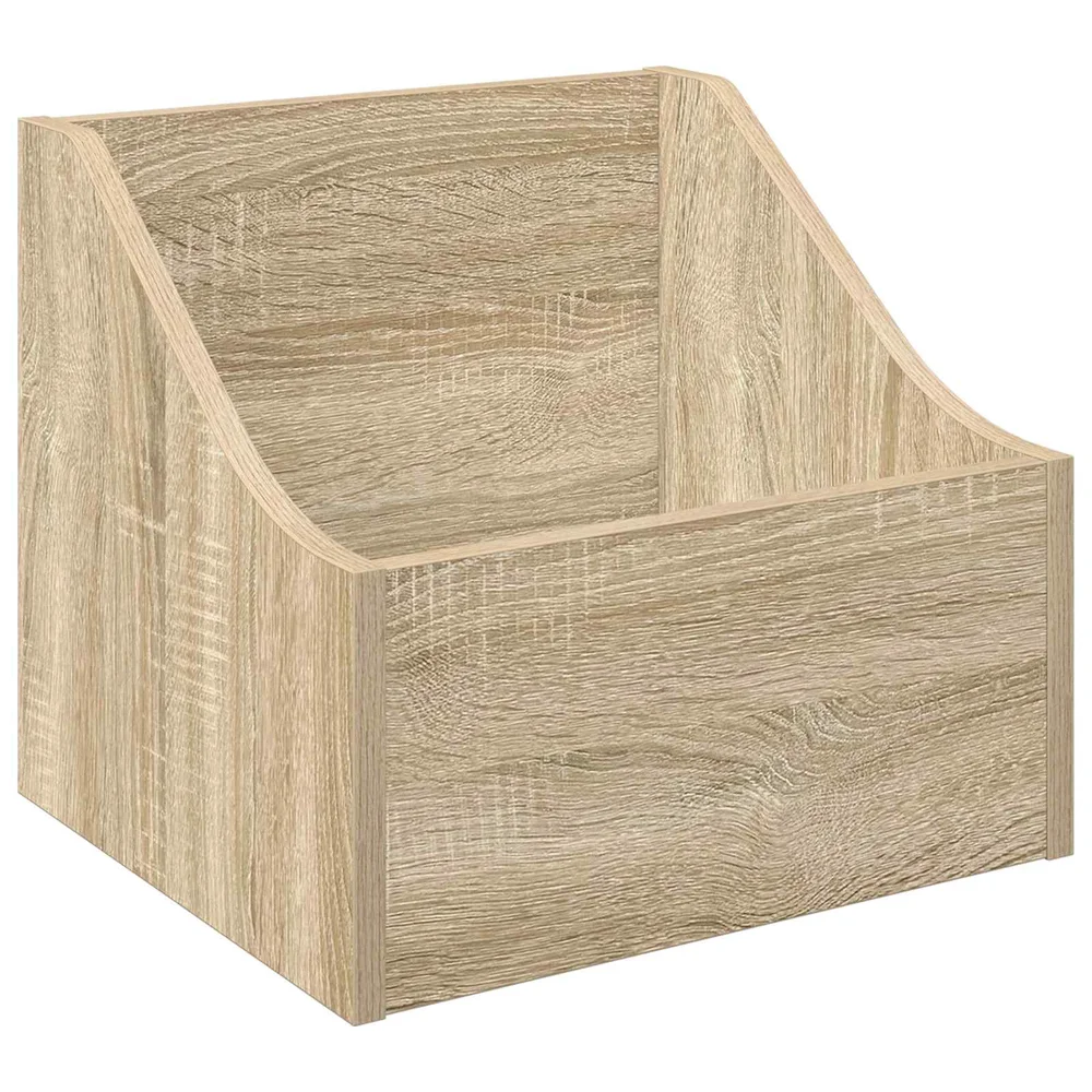 vidaXL LP-plateboks Sonoma eik 37 x 33 x 32 cm Konstruert tre v:7205089