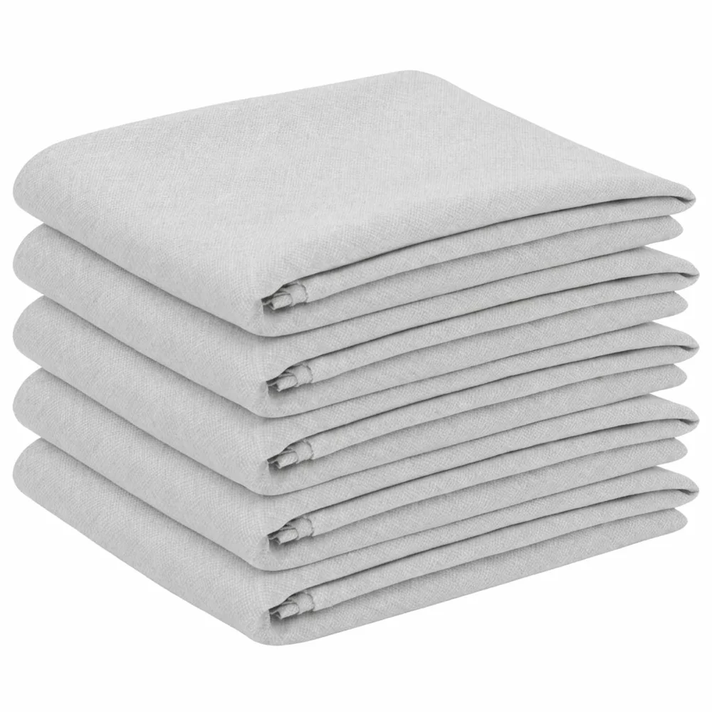 vidaXL Bordduk 5 stk. Oval Hvit 130 x 220 cm v:6919799 vidaXL Bordduk 5 stk. Oval Hvit 130 x 220 cm v:6919799