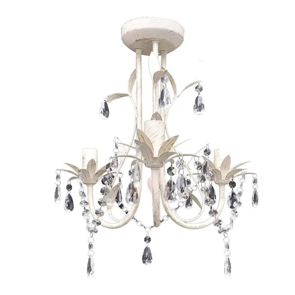 Taklampe/lysekrone elegant hvit v:2209660 Taklampe/lysekrone elegant hvit v:2209660