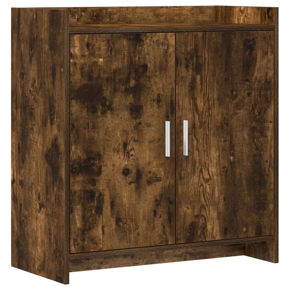 vidaXL Serviesskap Røkt Eik 72 x 36 x 80 cm Konstruert tre v:5046321