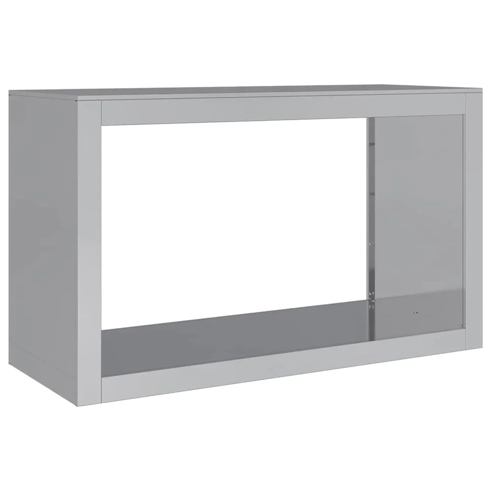 vidaXL Vedstativ 100x40x60 cm galvanisert stål v:7296113 vidaXL Vedstativ 100x40x60 cm galvanisert stål v:7296113