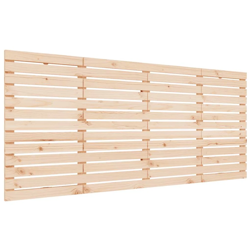 vidaXL Veggmontert hodegavl 186x3x91,5 cm heltre furu v:1025644