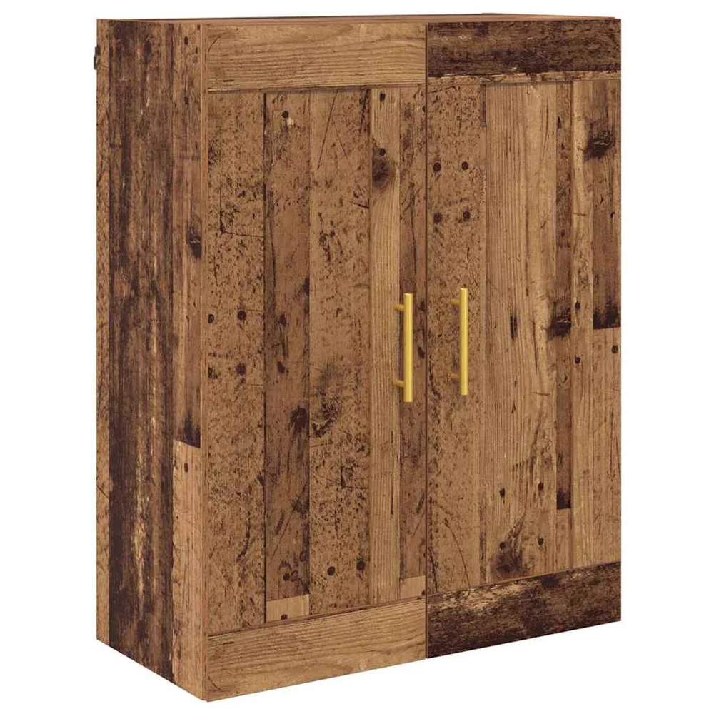 vidaXL Veggskap Gamle tre 69,5 x 34 x 90 cm Konstruert tre v:2604898