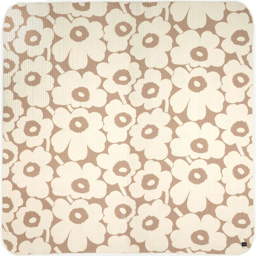 Unikko Sengeteppe 260×260 cm, Off-white/Lin v:6602933
