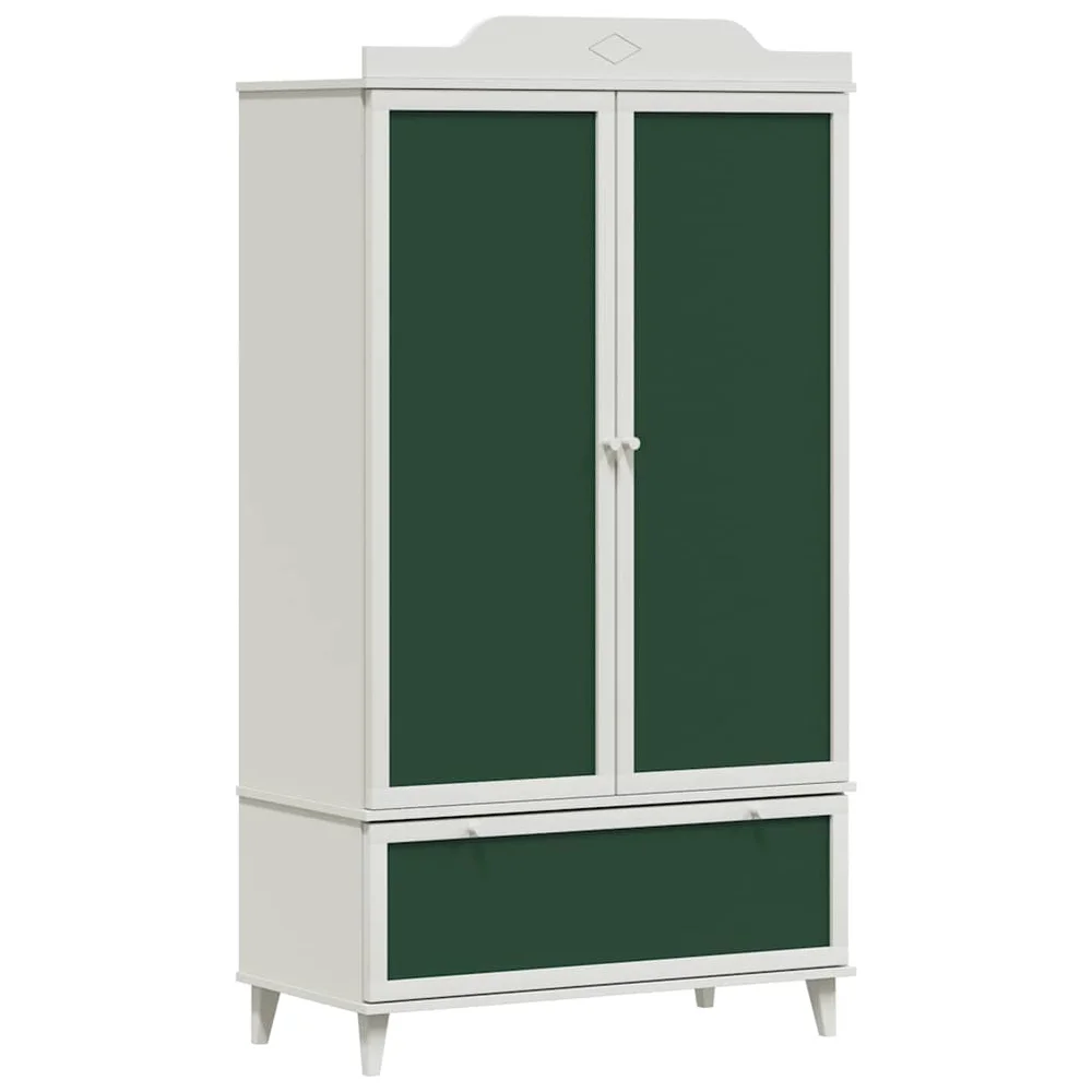 vidaXL Barnas kreative oppbevaring ROROS Hvit 90 x 45 x 165 cm v:6306047