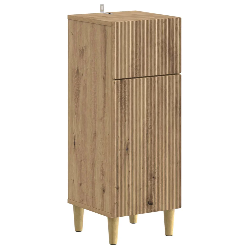 vidaXL Baderom Oppbevaringsskap ARNHEM Artisan eik 30 x 31 x 80 cm v:5516525 vidaXL Baderom Oppbevaringsskap ARNHEM Artisan eik 30 x 31 x 80 cm v:5516525