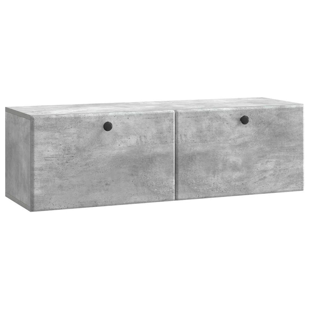 vidaXL Vegghengt TV skap 98 x 31 x 30 cm Betonggrå Konstruert tre v:6713981