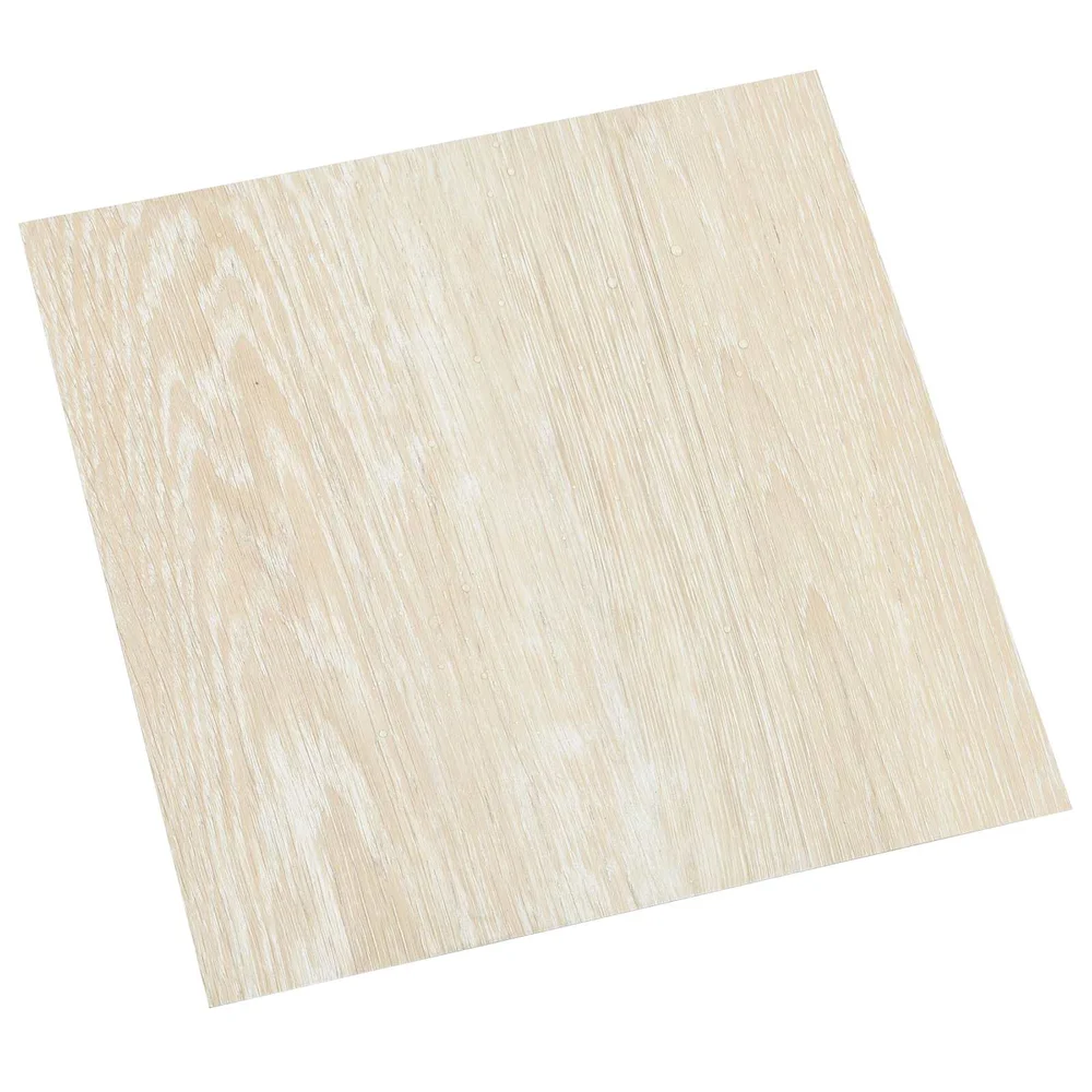 vidaXL Gulvplanker Hvit og Beige 5,11 m² 55 stk. PVC v:8691725