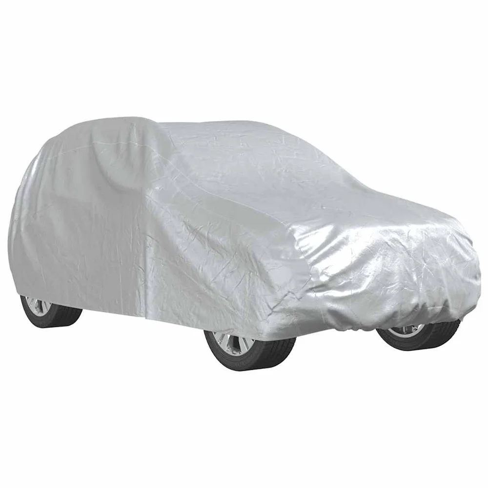 vidaXL Biltrekk for SUV med spennestropper full sølv M v:8816554