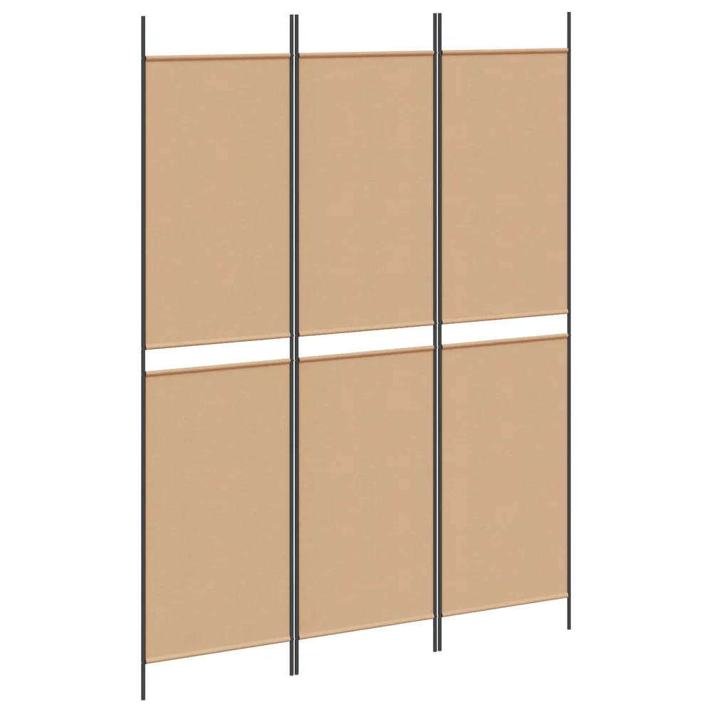 vidaXL 3-panel romdeler Beige 150 x 200 cm Stoff v:7670961 vidaXL 3-panel romdeler Beige 150 x 200 cm Stoff v:7670961