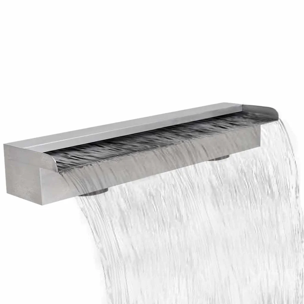 Rektangulær foss i rustfritt stål 60 cm v:8967358 Rektangulær foss i rustfritt stål 60 cm v:8967358