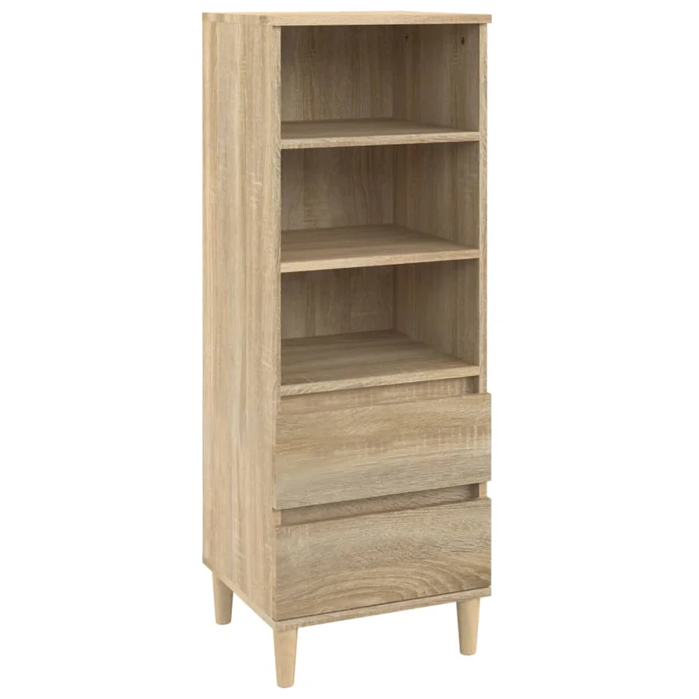 vidaXL Highboard sonoma eik 40x36x110 cm konstruert tre v:4416012