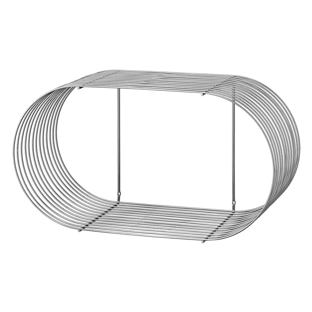 Curva Hylle Stor 61.4 x 33 cm, Silver v:9446816