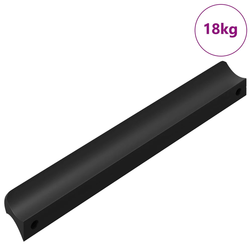 vidaXL Håndtak 973 stk. Svart 106 x 7,4 x 15,5 mm Aluminium v:4758073