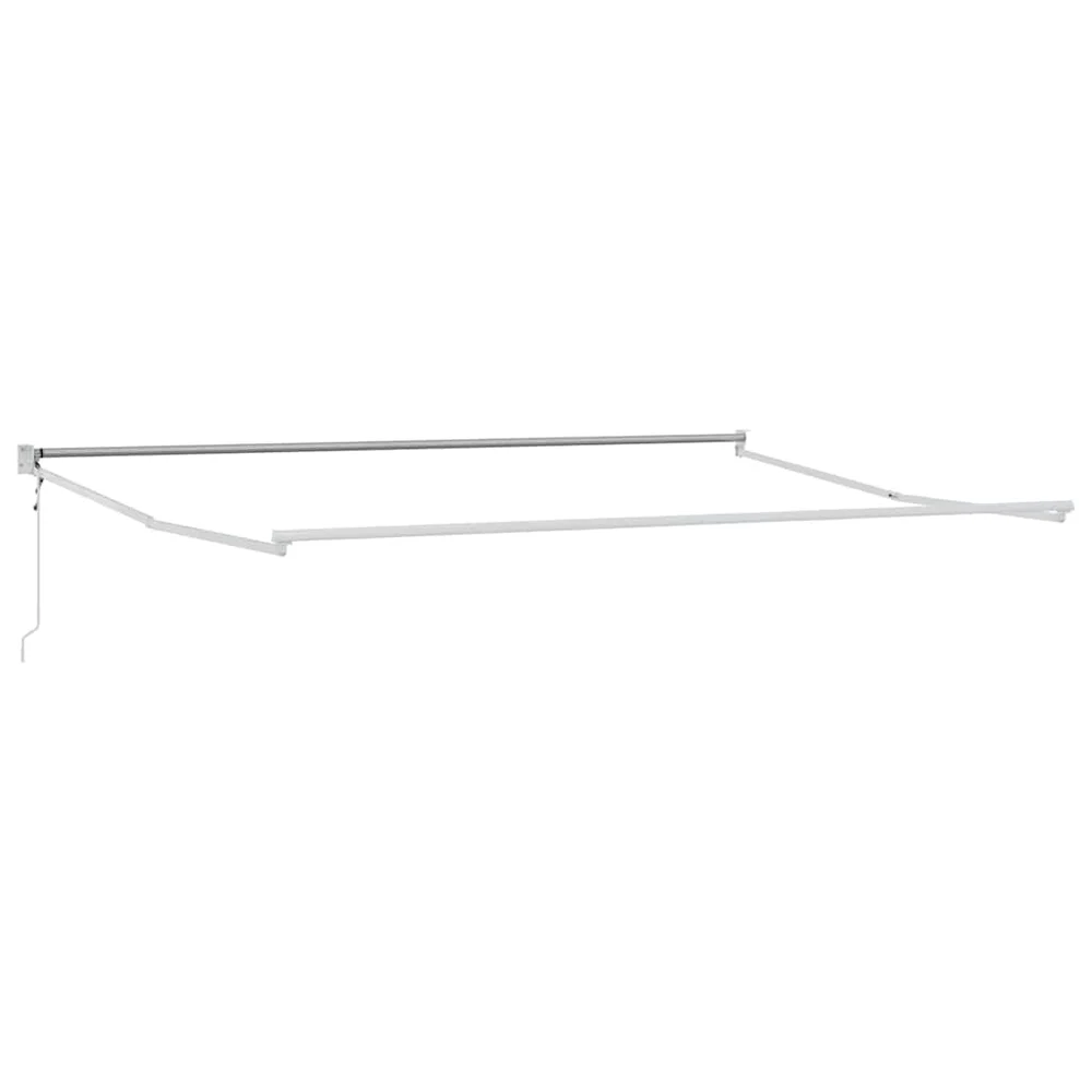 vidaXL Electric Awning Frame 4 x 3 m Hvit Pulverlakkert aluminium v:7334581 vidaXL Electric Awning Frame 4 x 3 m Hvit Pulverlakkert aluminium v:7334581