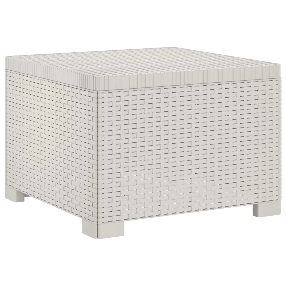 vidaXL 1-seters Hage Sofa Rattan Utseende PP Hvit v:5250803 vidaXL 1-seters Hage Sofa Rattan Utseende PP Hvit v:5250803