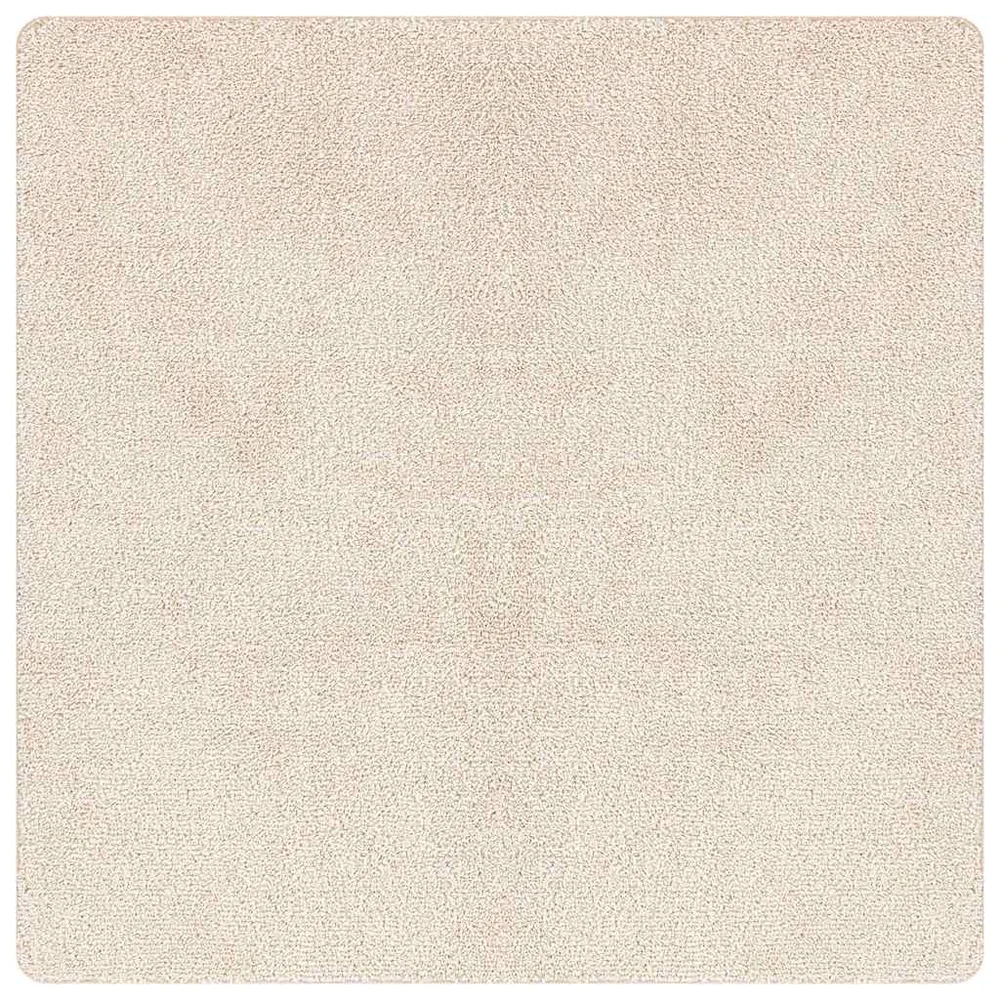 vidaXL Anti-sklisikker Shaggy Teppe Krem 200 x 200 cm PP v:5445958