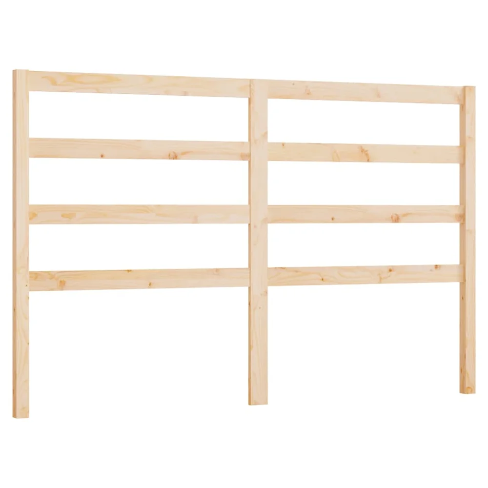 vidaXL Sengegavl 141x4x100 cm heltre furu v:7308812