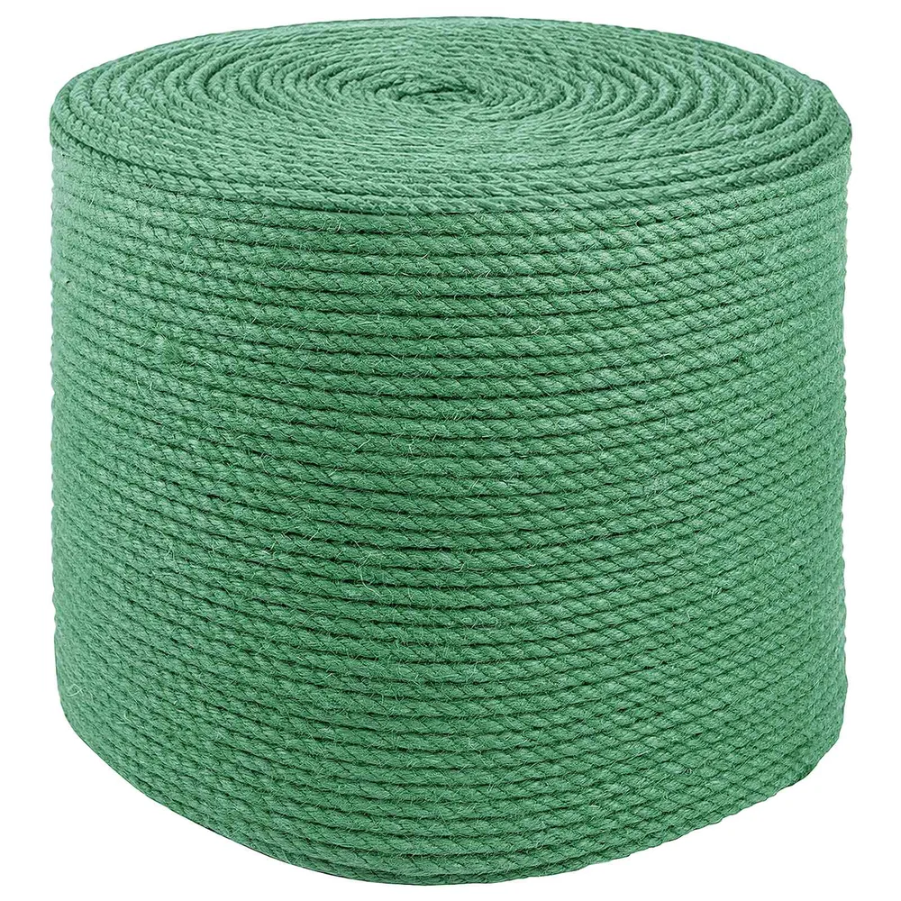 vidaXL 4 mm Grønn 100% Tossa jute v:692548