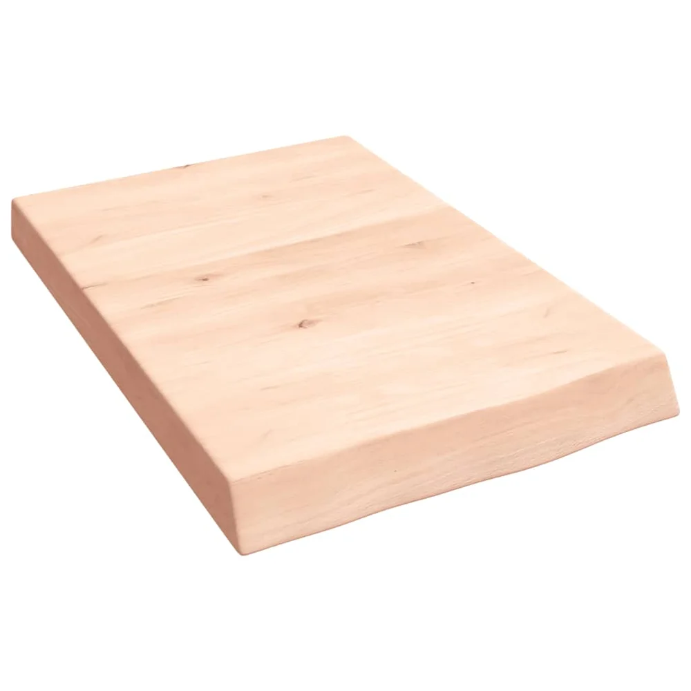 vidaXL Benkeplate til bad 40x60x(2-6) cm ubehandlet heltre v:2637397 vidaXL Benkeplate til bad 40x60x(2-6) cm ubehandlet heltre v:2637397