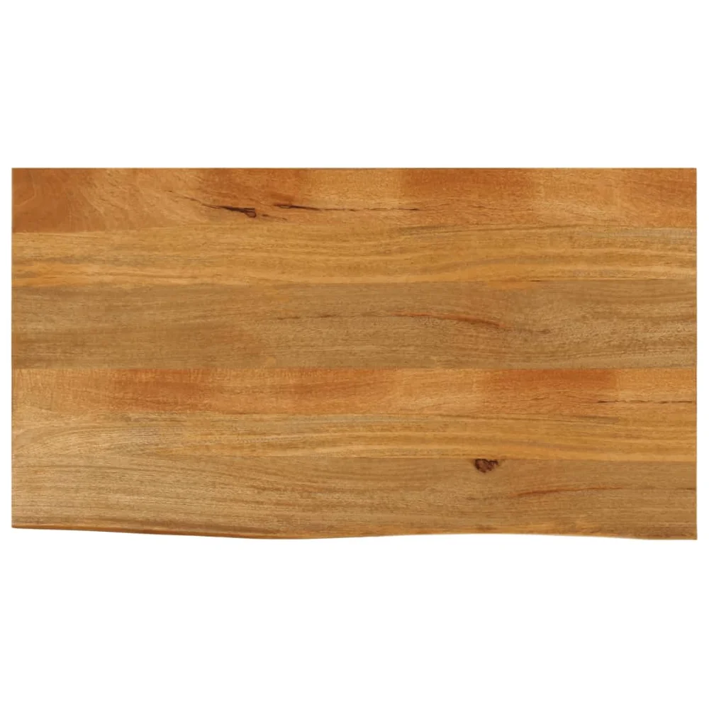 vidaXL Bordplate 100x60x2,5 cm naturlig kant heltre mango v:7560047 vidaXL Bordplate 100x60x2,5 cm naturlig kant heltre mango v:7560047