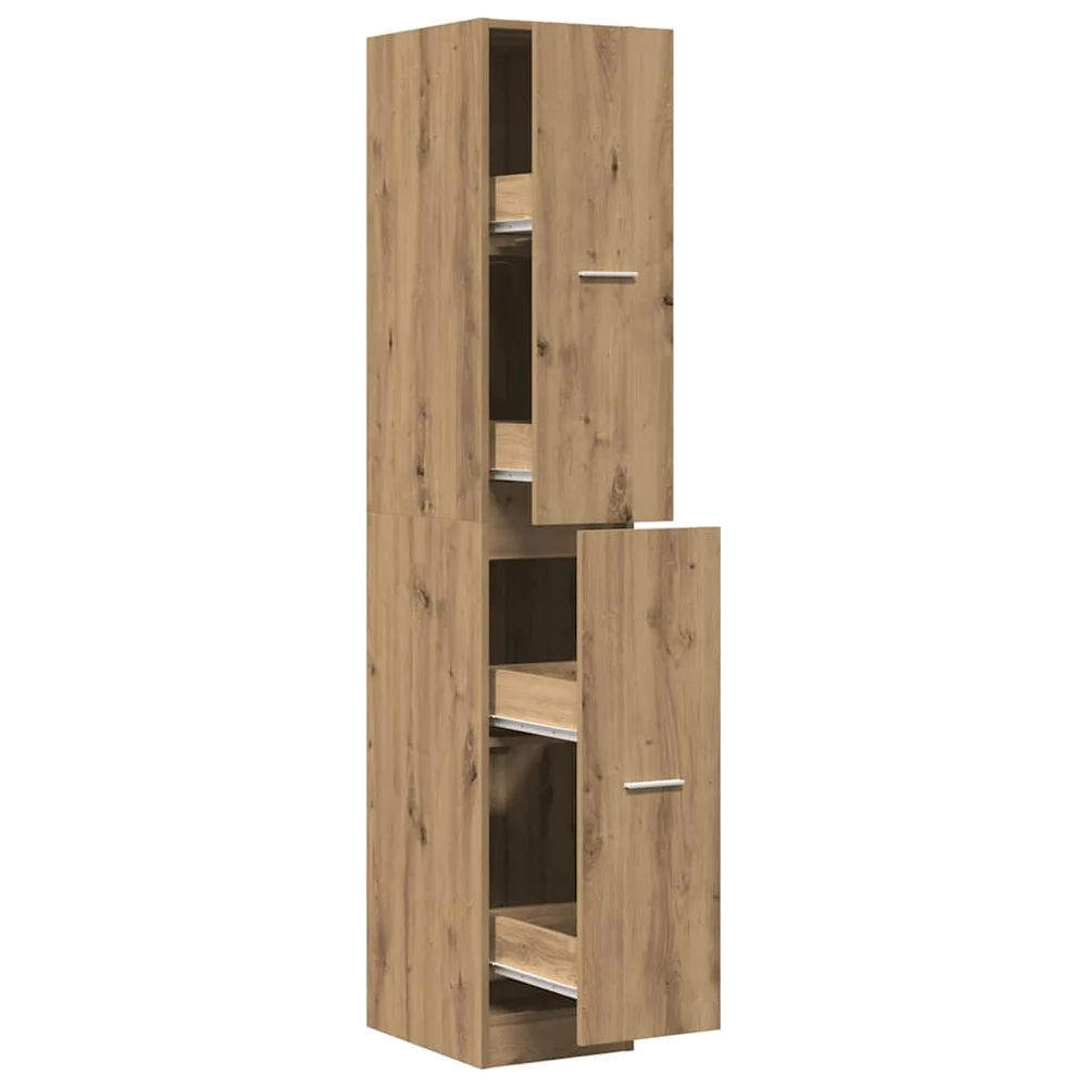 vidaXL Apotekskap artisan eik 30x41x174,5 cm konstruert tre v:2124273 vidaXL Apotekskap artisan eik 30x41x174,5 cm konstruert tre v:2124273